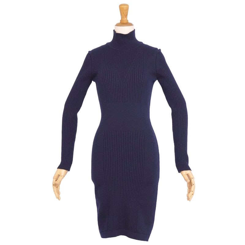 Hermes Dress 21 AW Knit Long Sleeve