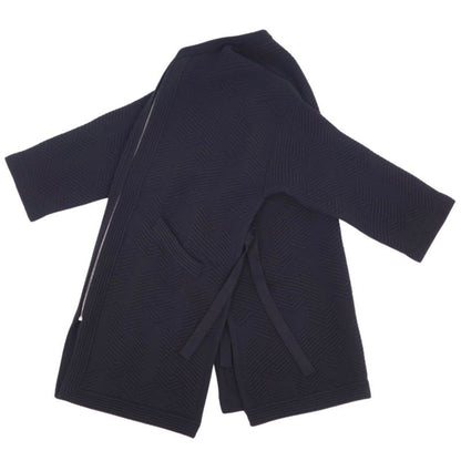 Hermes Coat 23 AW Long Wool Knit