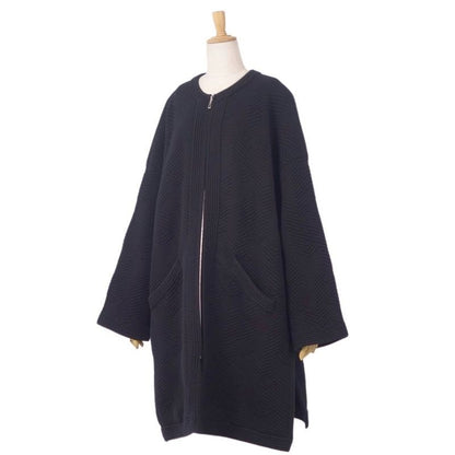 Hermes Coat 23 AW Long Wool Knit