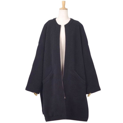 Hermes Coat 23 AW Long Wool Knit
