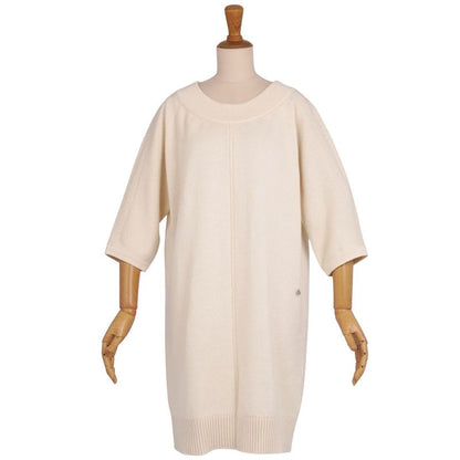 Hermes Dress 18 SS Knit 3/4 Sleeve Cashmere