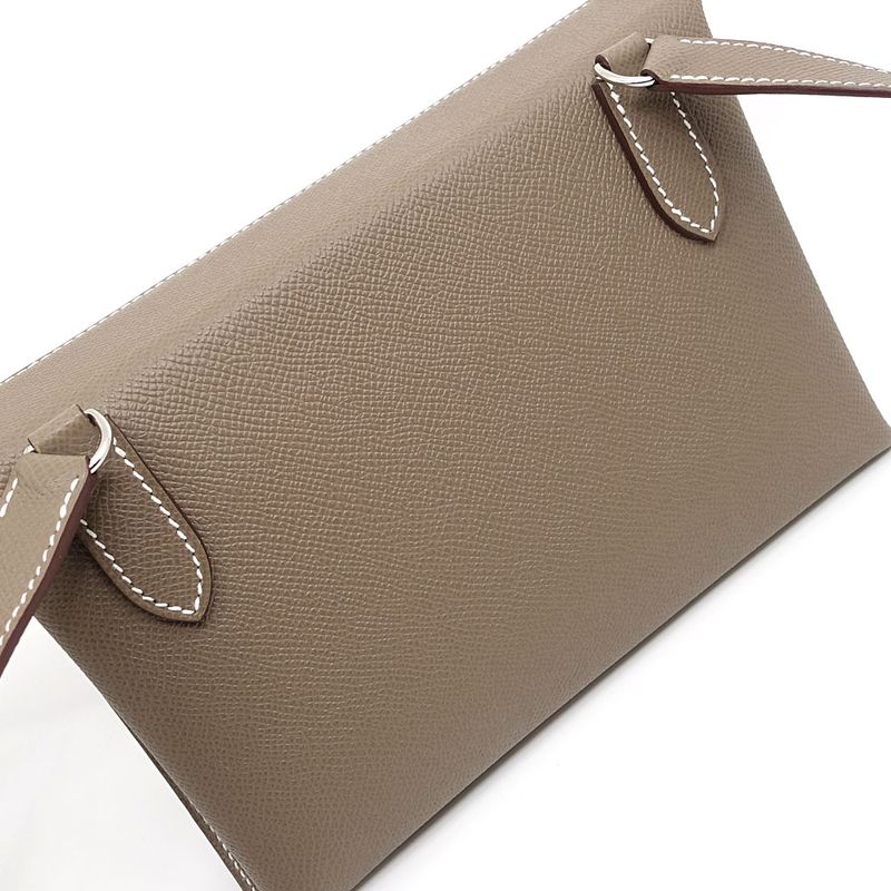 Hermes Crossbody Bag Vidopoche K Engraved 2025 Vo-epson Etoupe Svhardwar