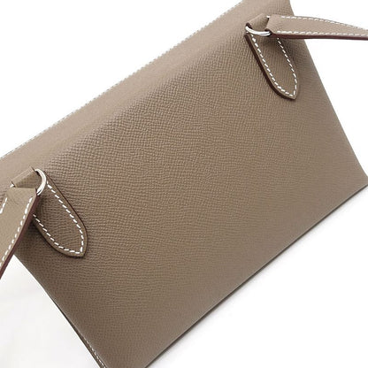 Hermes Crossbody Bag Vidopoche K Engraved 2025 Vo-epson Etoupe Svhardwar