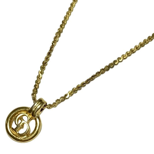 Dior Christian Dior Necklace - Gold CD Motif