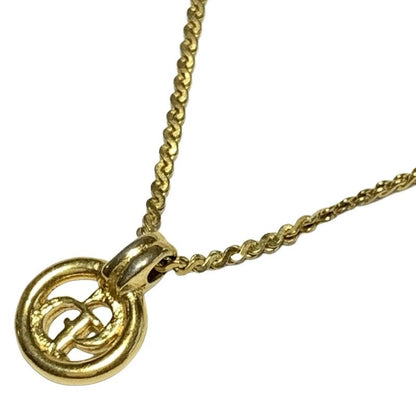Dior Christian Dior Necklace - Gold CD Motif