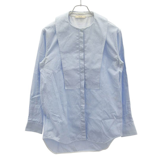 Celine Collarless Striped Shirt 2 0bb5 7161 Blue 36