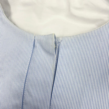 Celine Collarless Striped Shirt 2 0bb5 7161 Blue 36