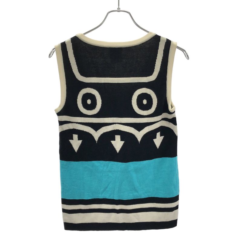 Chanel 2007aw Cashmere Knit Vest P31884k00640 Mixed Color 38