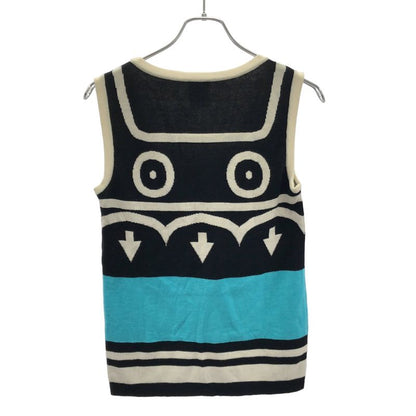 Chanel 2007aw Cashmere Knit Vest P31884k00640 Mixed Color 38