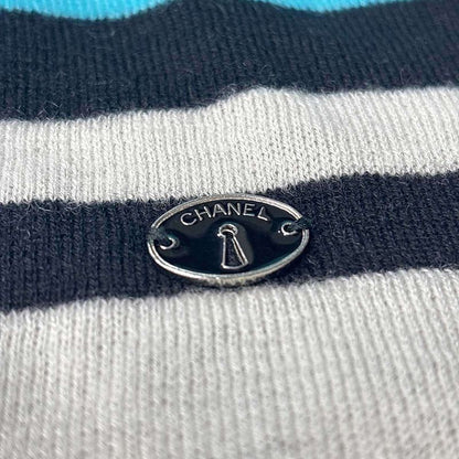 Chanel 2007aw Cashmere Knit Vest P31884k00640 Mixed Color 38