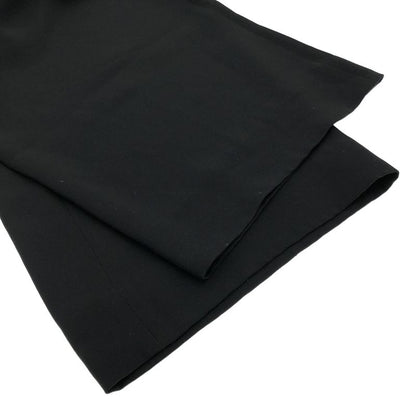 Hermes Silk Wide Trouser Pants Black 44