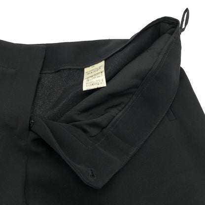 Hermes Silk Wide Trouser Pants Black 44