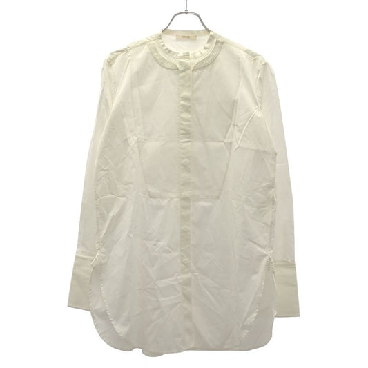 Celine by Phoebe Philo Celine Phoebe Philo Collarless Tuxedo Shirt 20cy36262