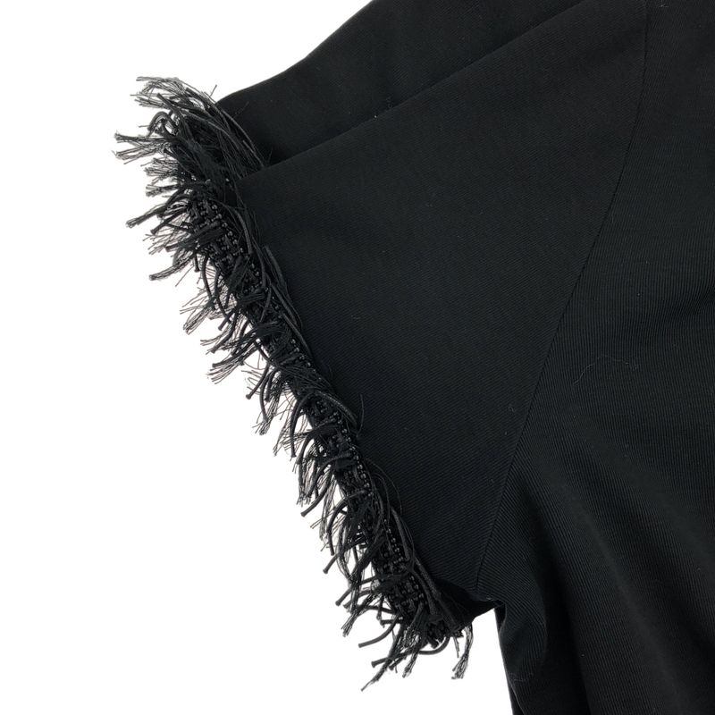 Chanel Cocomark Bijou V-Neck T-Shirt P41419k03045 Black 42