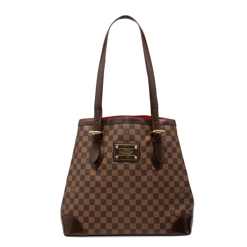 Louis Vuitton Damier Hampstead GM Tote Bag Shoulder Bag N51203 Brown PVC