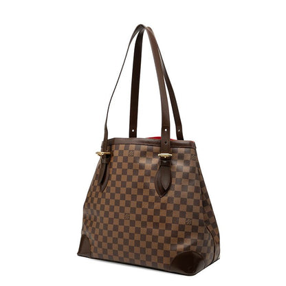 Louis Vuitton Damier Hampstead GM Tote Bag Shoulder Bag N51203 Brown PVC