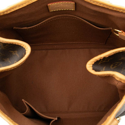 Louis Vuitton Monogram Batignolles Handbag Tote Bag M51156 Brown PVC Leather