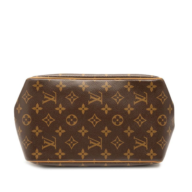 Louis Vuitton Monogram Batignolles Handbag Tote Bag M51156 Brown PVC Leather