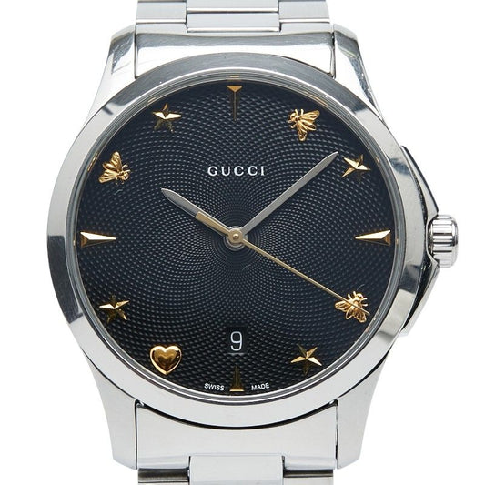Gucci Star Bee Motif G Timeless 126.4 Stainless Steel Men's Gucci