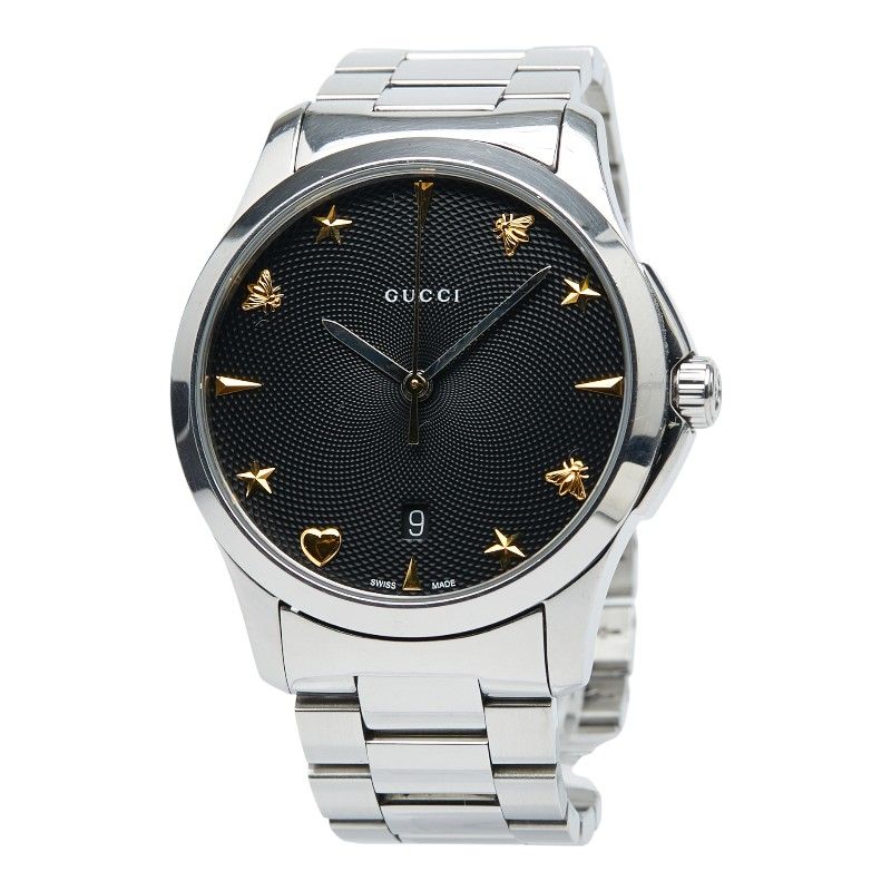 Gucci Star Bee Motif G Timeless 126.4 Stainless Steel Men's Gucci