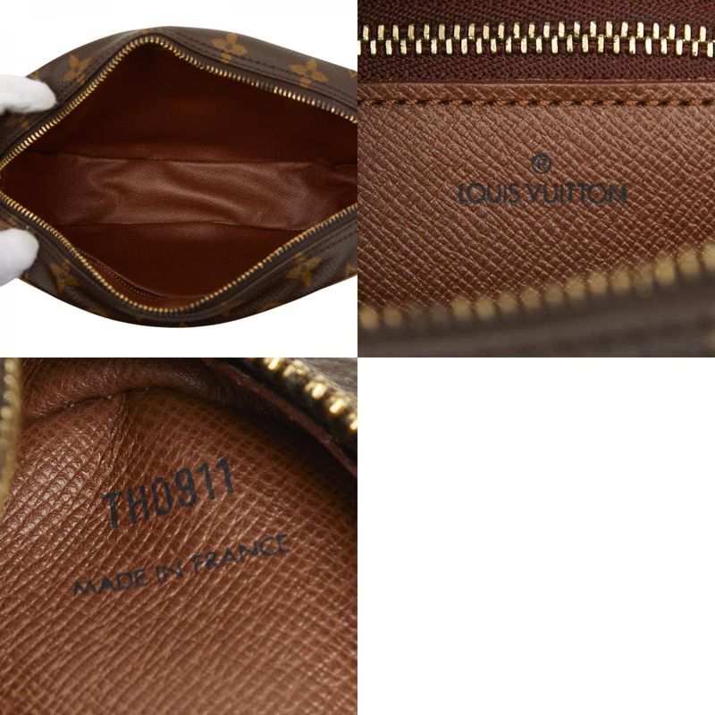 Louis Vuitton Monogram Genefeuille PM Crossbody Shoulder Bag M51227 Brown PVC