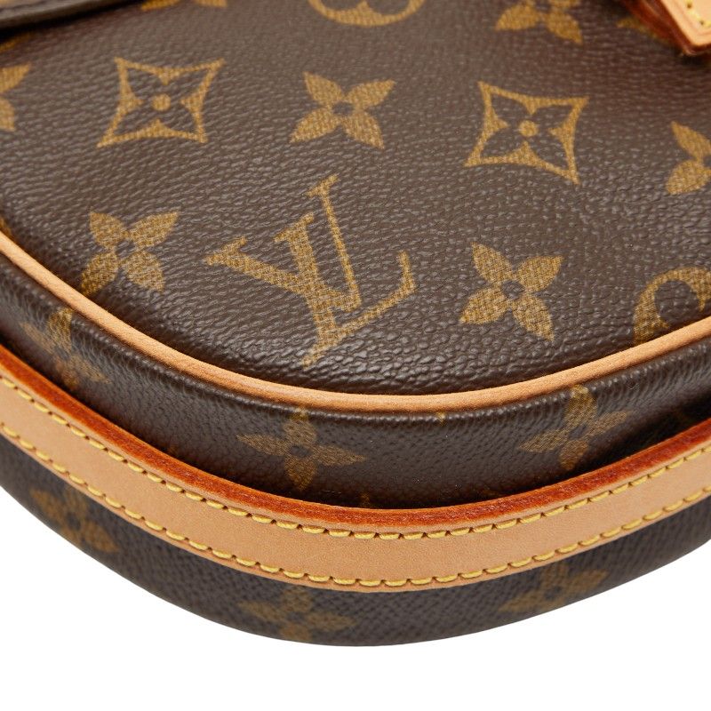 Louis Vuitton Monogram Genefeuille PM Crossbody Shoulder Bag M51227 Brown PVC