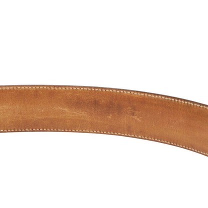 Gucci GG Supreme Belt 80 32 246380 Beige Brown PVC Leather Women's Gucci