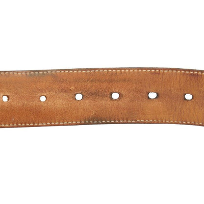 Gucci GG Supreme Belt 80 32 246380 Beige Brown PVC Leather Women's Gucci