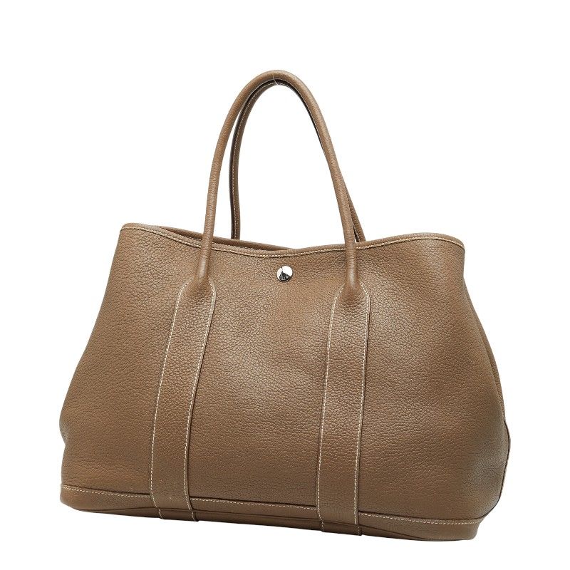 Hermes Garden Party 36 Tote Bag Handbag Etoupe Beige Negonda Women's Hermes