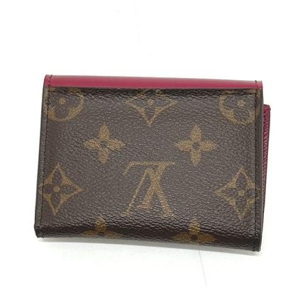 Louis Vuitton Trifold Wallet Portefeuille Zoe M62932 Monogram Canvas Brown X