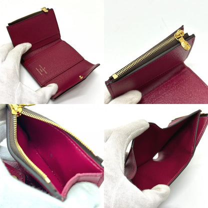 Louis Vuitton Trifold Wallet Portefeuille Zoe M62932 Monogram Canvas Brown X