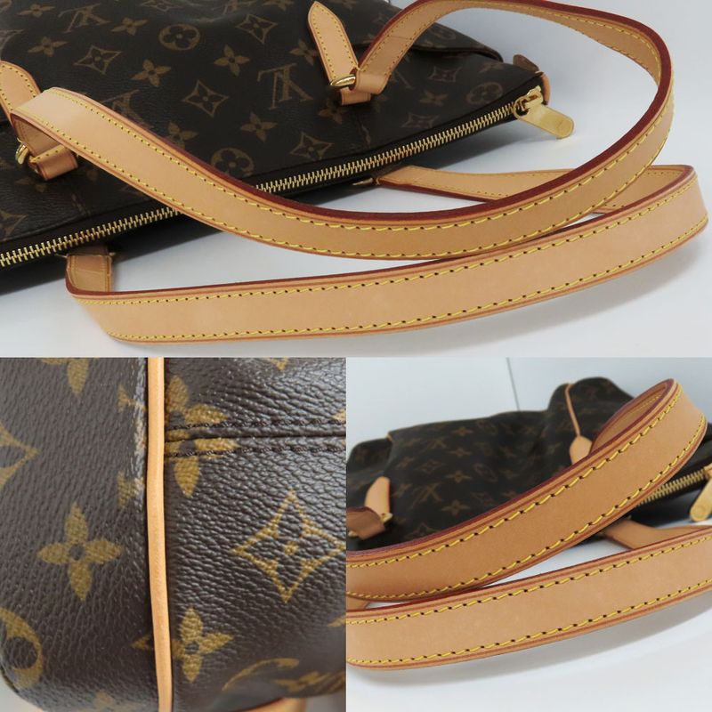Louis Vuitton Totally-pm M56688 Monogram Shoulder Bag Brown Gold