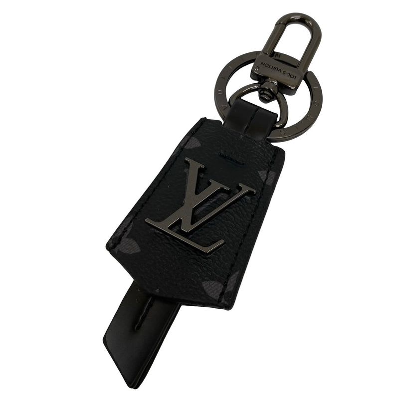 Louis Vuitton Porto Cles Cloche Monogram Eclipse Leather Key