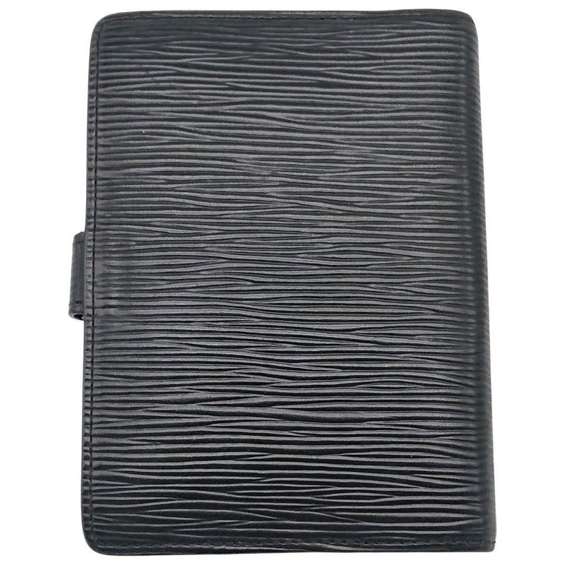 Louis Vuitton Agenda PM Epi Black Notebook Cover 6 Hole Type