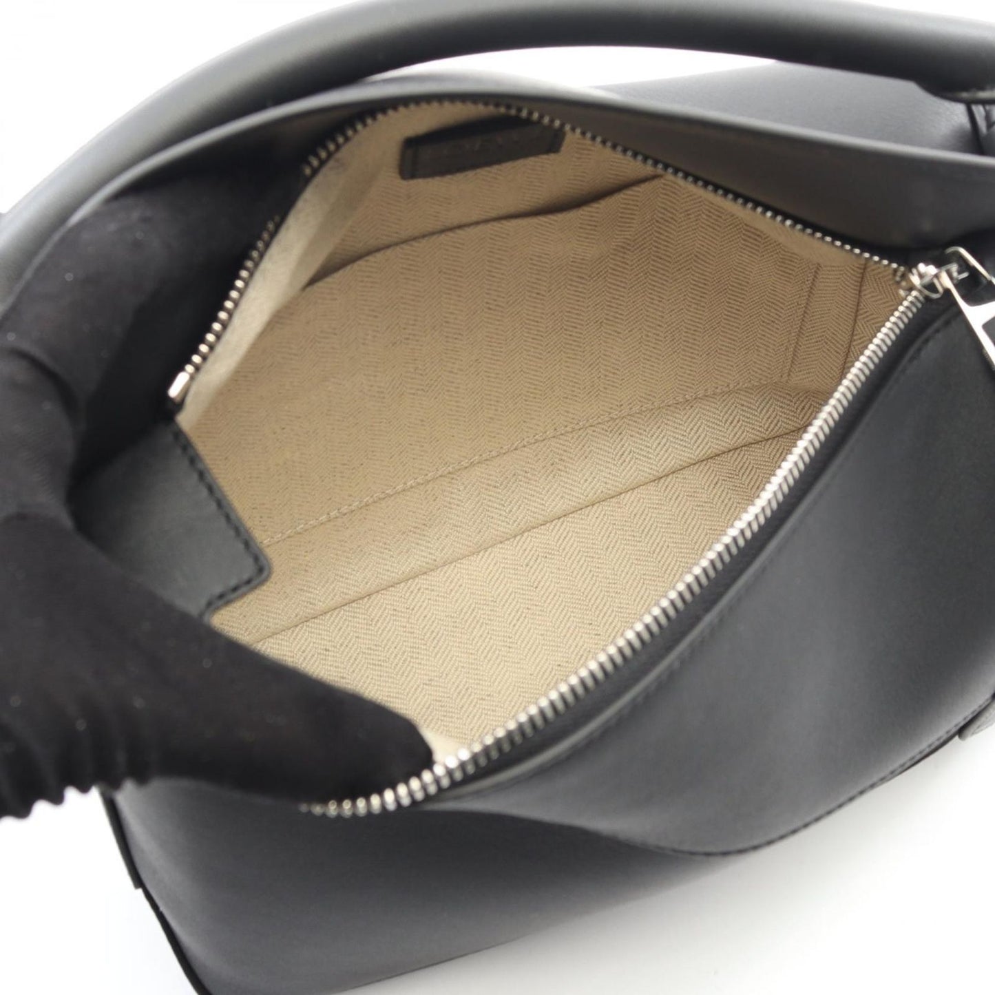 Loewe Handbag Puzzle Bag Espresso Small A510p60xac1100 Black Leather Small