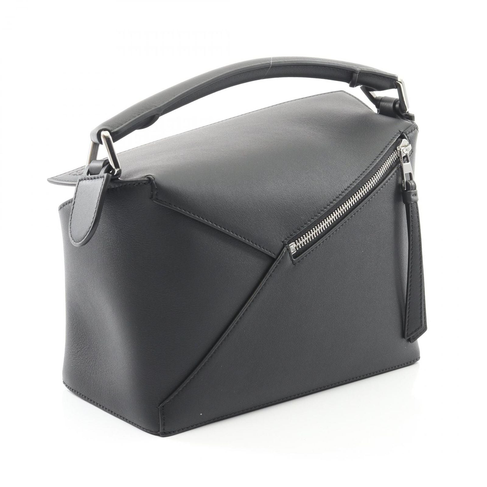 Loewe Handbag Puzzle Bag Espresso Small A510p60xac1100 Black Leather Small