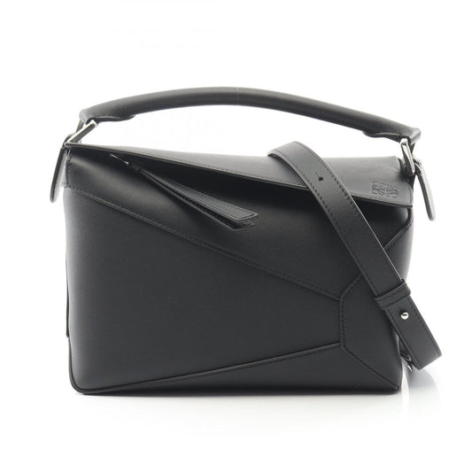 Loewe Handbag Puzzle Bag Espresso Small A510p60xac1100 Black Leather Small