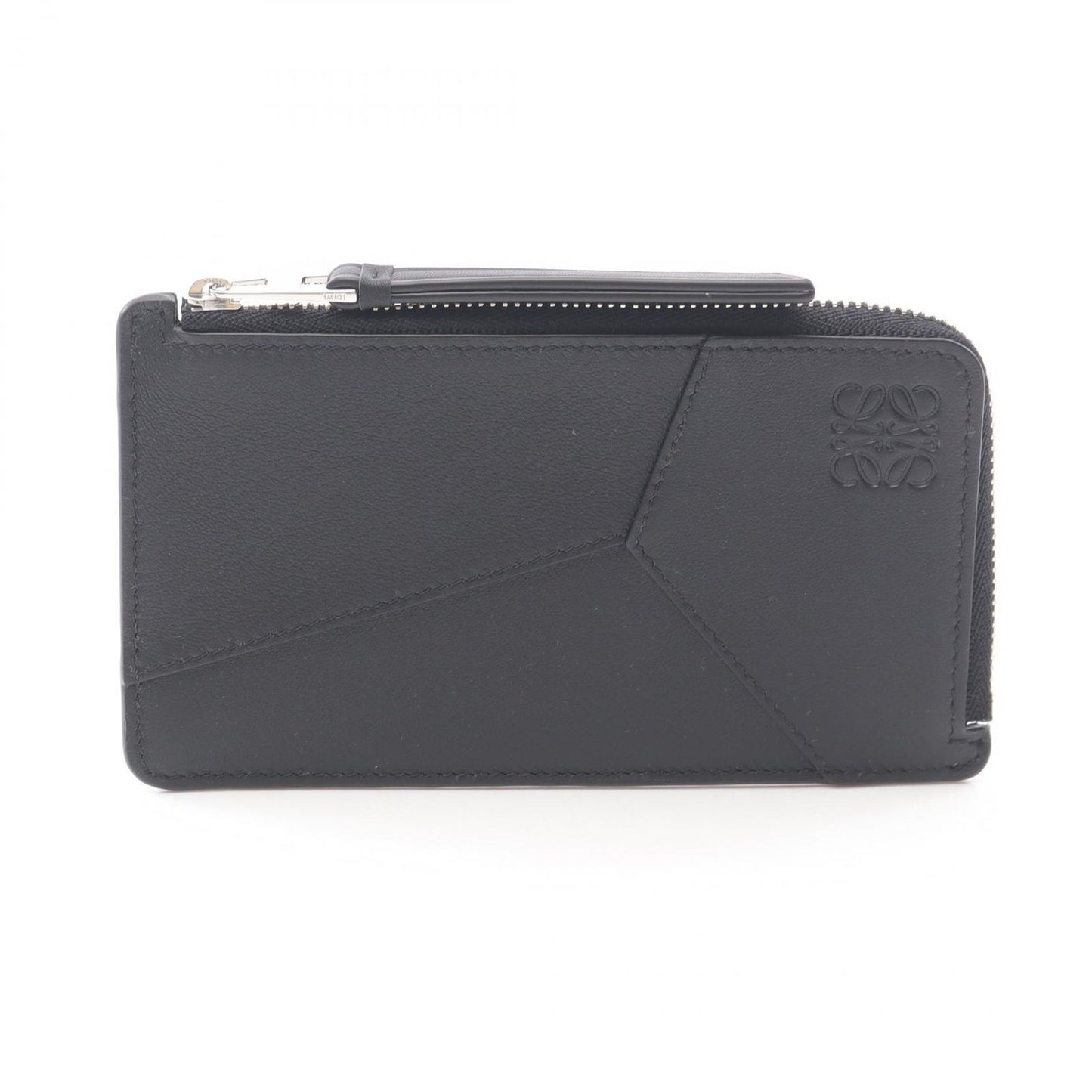 Loewe Coin Case Puzzle Long Coin Card Holder C510g17x051100 Black Leather Card