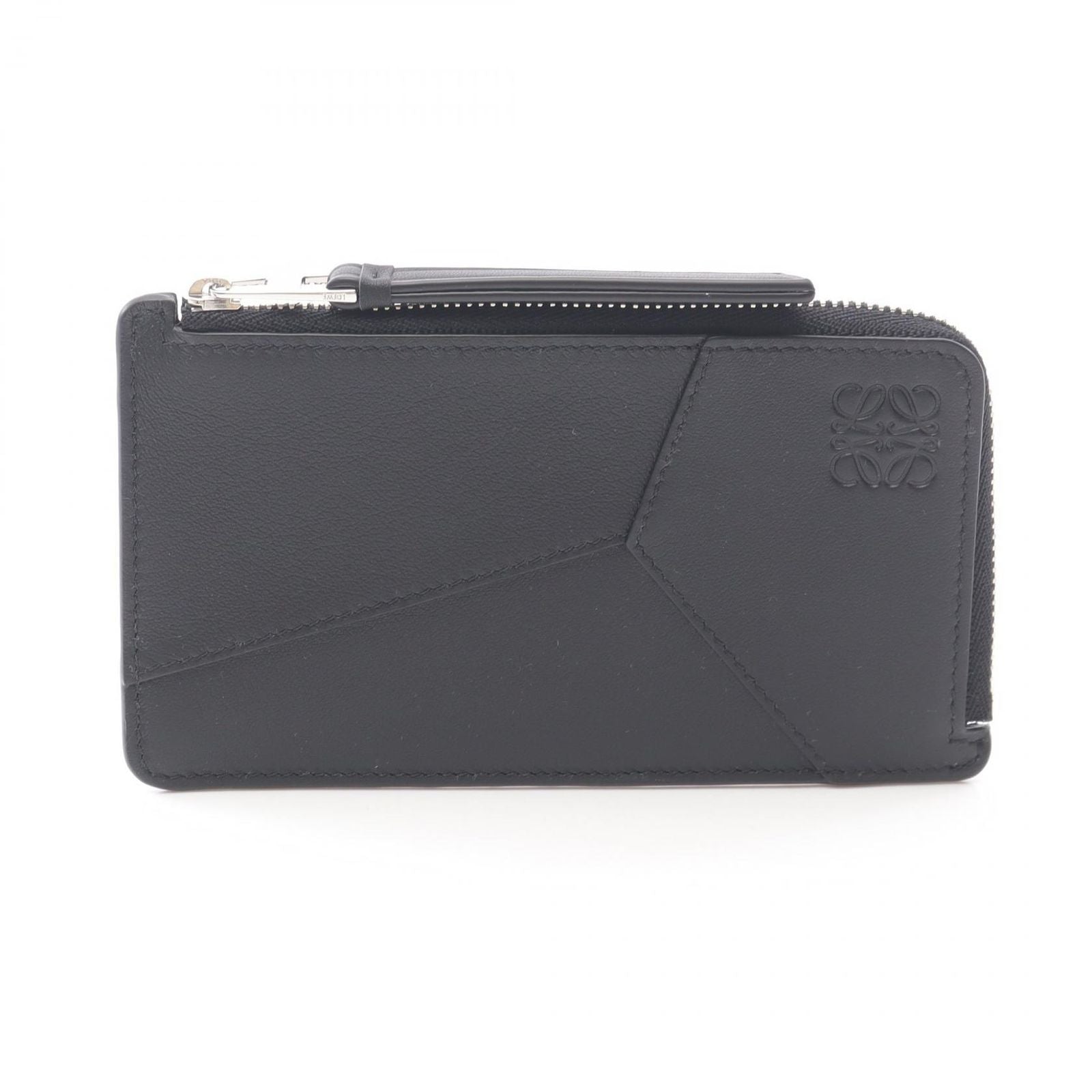 Loewe Coin Case Puzzle Long Coin Card Holder C510g17x051100 Black Leather Card