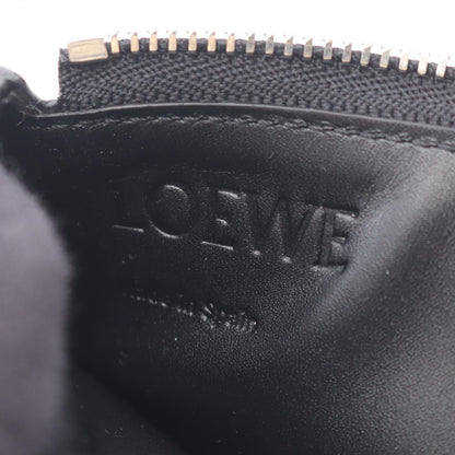 Loewe Coin Case Puzzle Long Coin Card Holder C510g17x051100 Black Leather Card