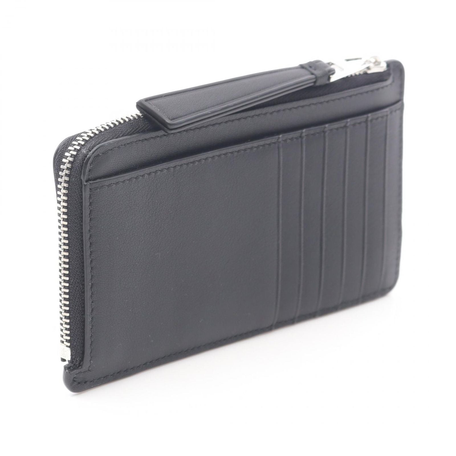 Loewe Coin Case Puzzle Long Coin Card Holder C510g17x051100 Black Leather Card