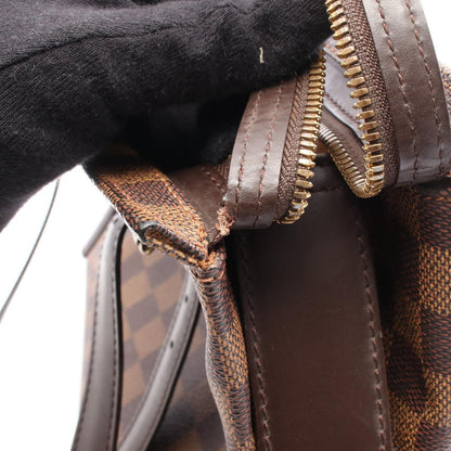 Louis Vuitton Tote Bag Chelsea Damier Ebene N51119 PVC Coated Canvas Leather