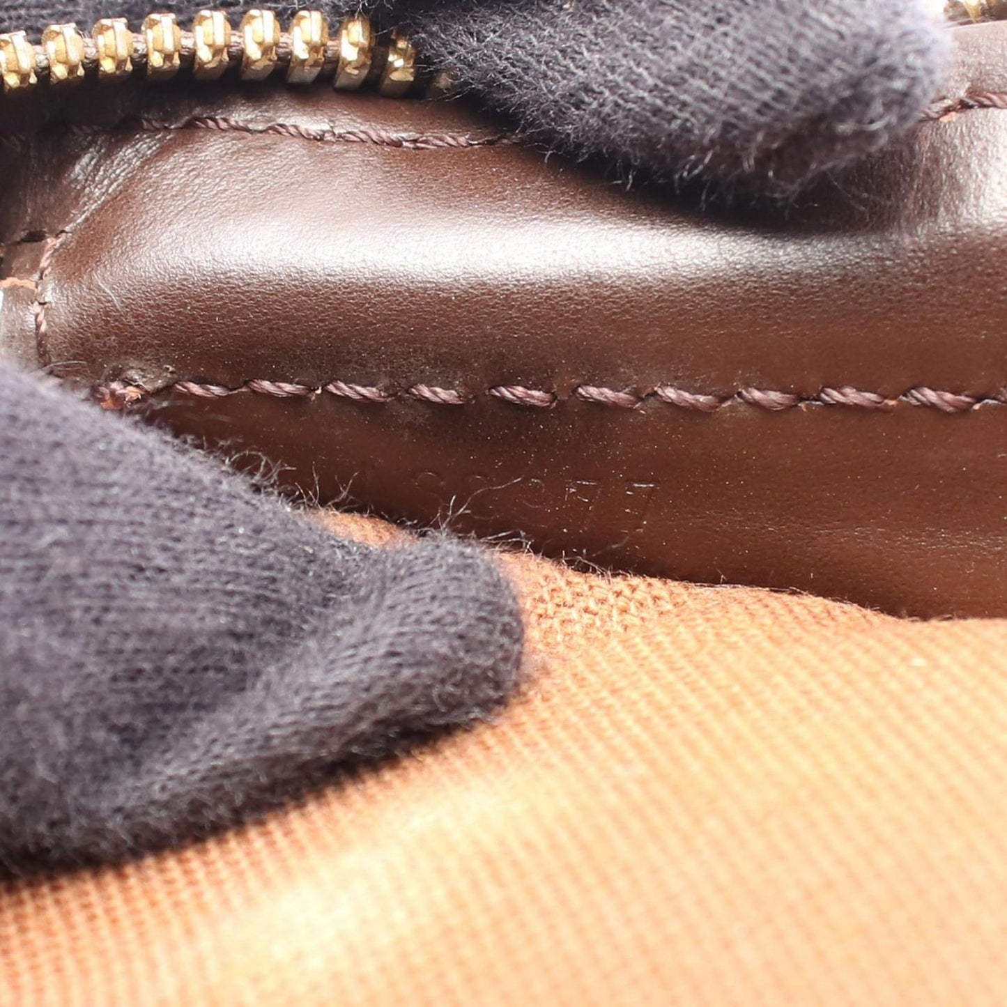 Louis Vuitton Tote Bag Chelsea Damier Ebene N51119 PVC Coated Canvas Leather