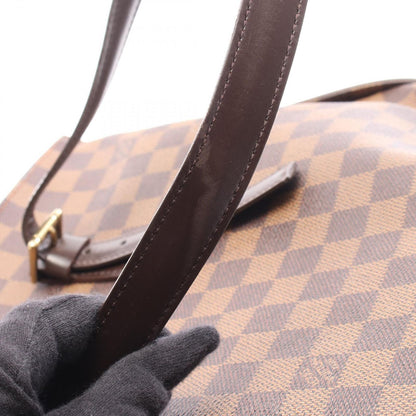 Louis Vuitton Tote Bag Chelsea Damier Ebene N51119 PVC Coated Canvas Leather