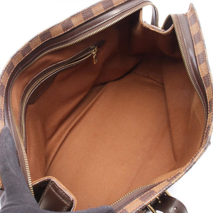 Louis Vuitton Tote Bag Chelsea Damier Ebene N51119 PVC Coated Canvas Leather