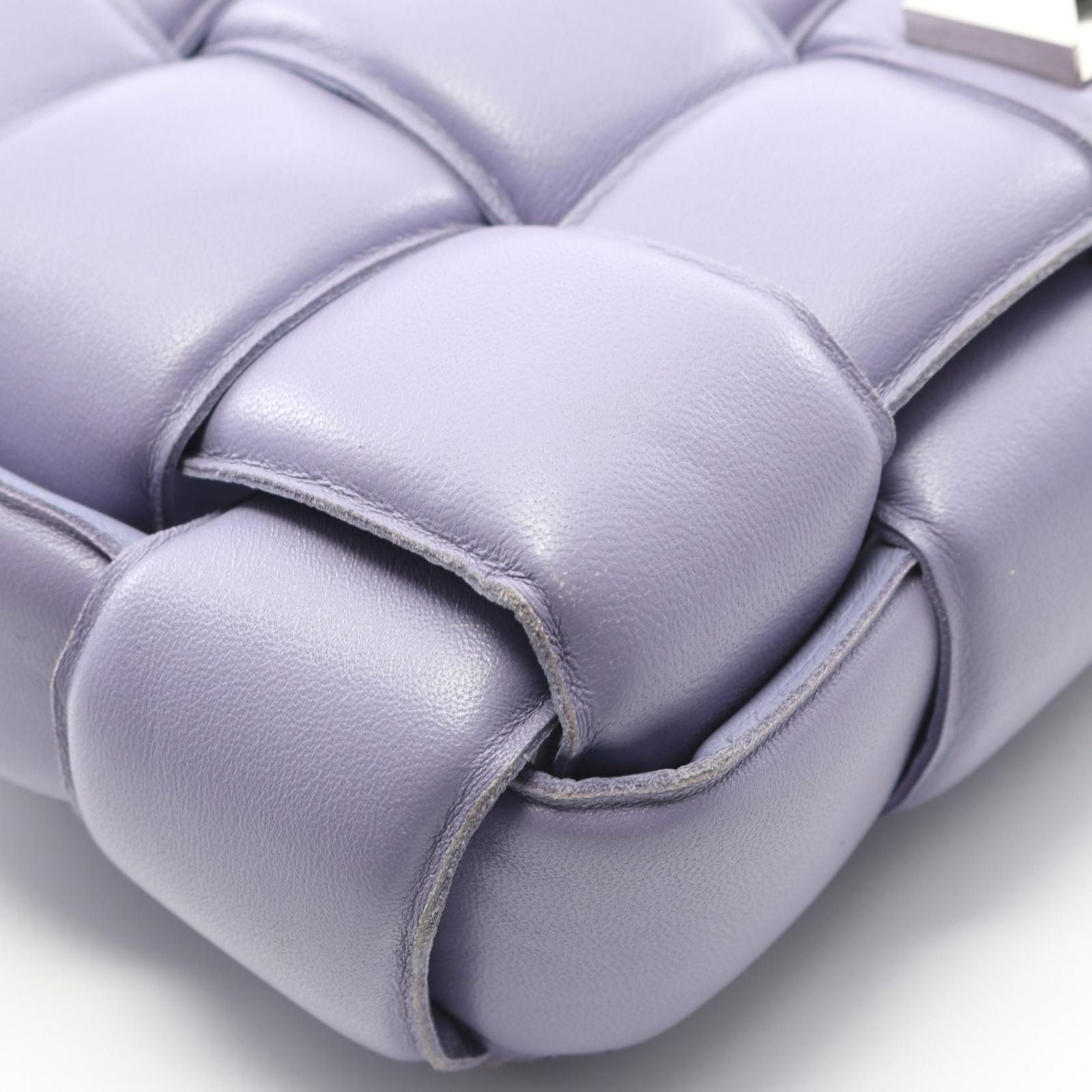 Bottega Veneta Bottega Veneta Shoulder Bag Padded Cassette Intrecciato Lavender