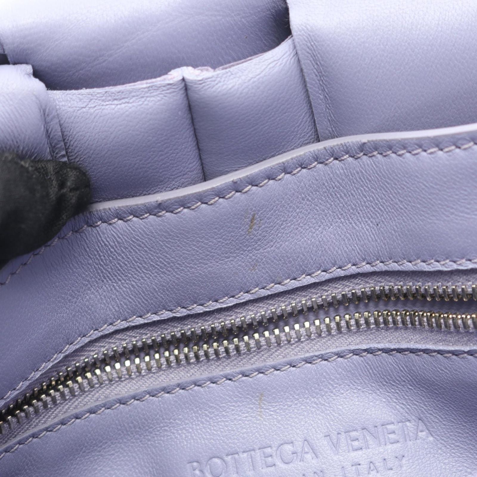 Bottega Veneta Bottega Veneta Shoulder Bag Padded Cassette Intrecciato Lavender