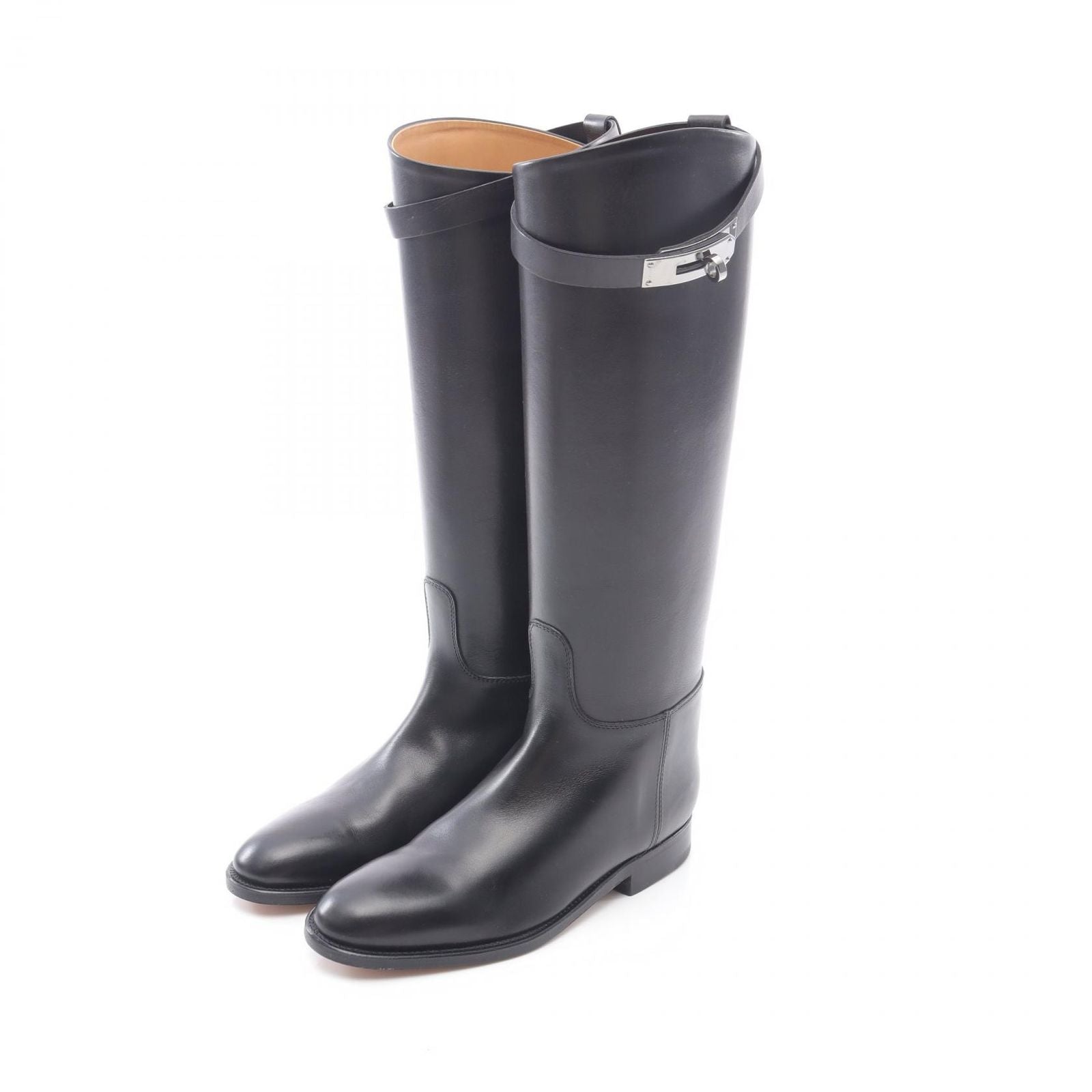 Hermes Boots Jumping Kelly Leather Kelly Jumping Boots Svhardware Calf Leather