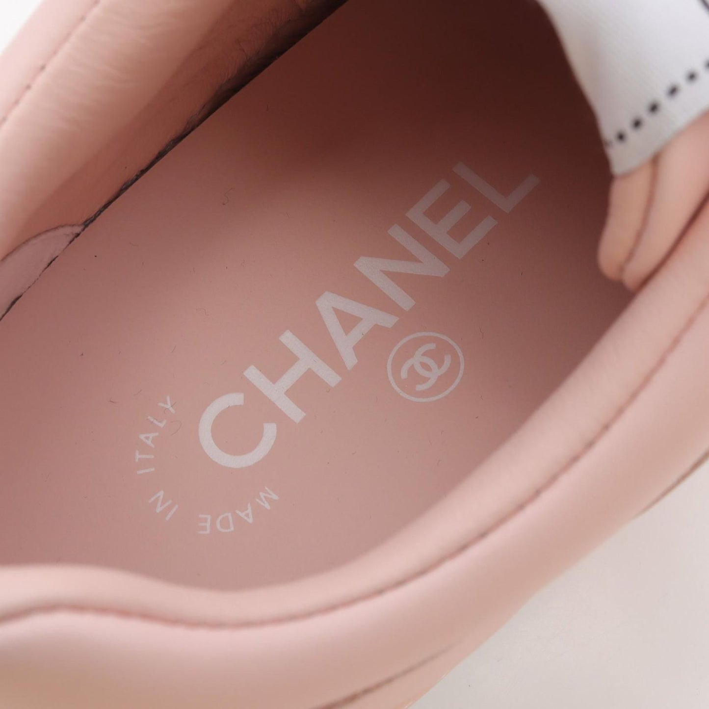 Chanel Sneakers Coco Mark Leather Sneakers Ladies Unused