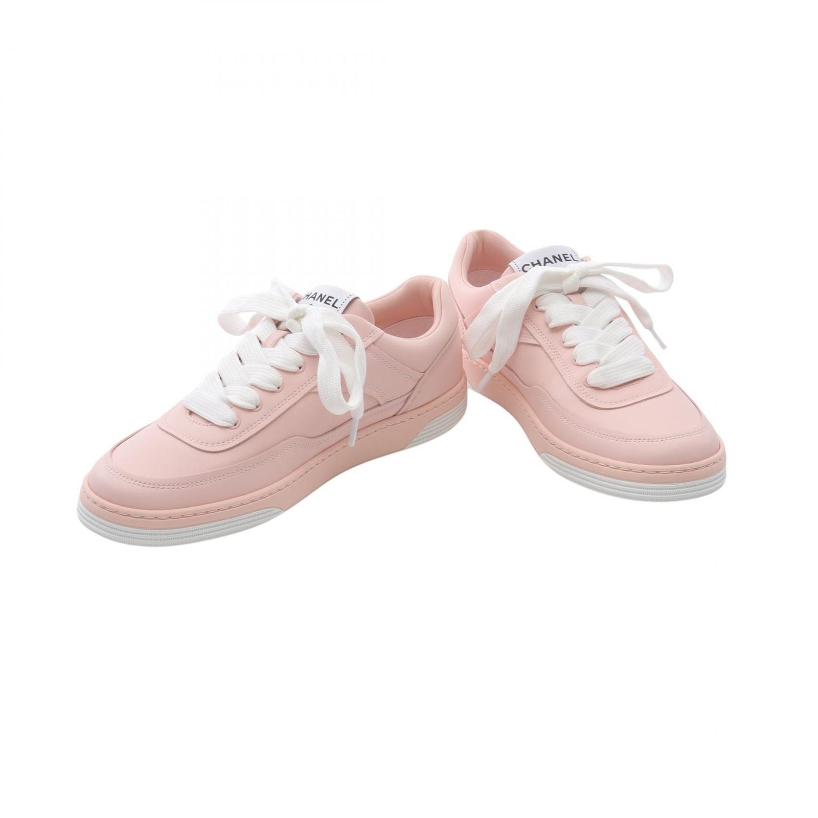 Chanel Sneakers Coco Mark Leather Sneakers Ladies Unused